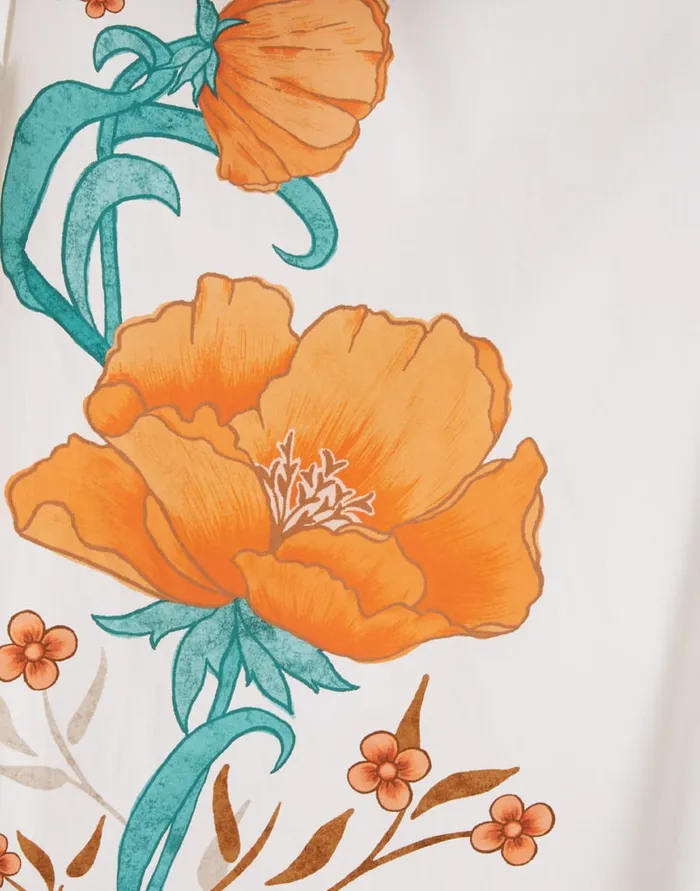 La Doublej Magnifico Dress Morpheus Place Orange In Silk Twill Women Dresses