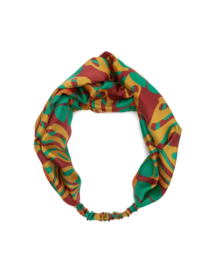 La Doublej Pinup Headband Clover In Twill Women Hair Accessories