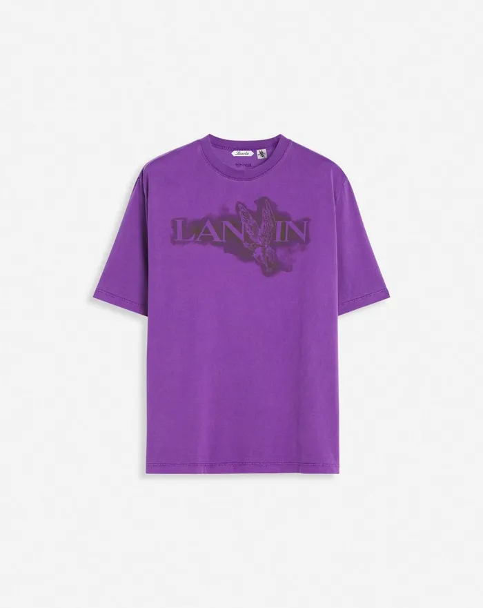 Lanvin X Future Classic Eagle Print Tshirt Purple Reign Women Lanvin TShirts and Sweatshirts Lanvin X Future Classic Eagle Print Tshirt Purple Reign Women Lanvin TShirts and Sweatshirts