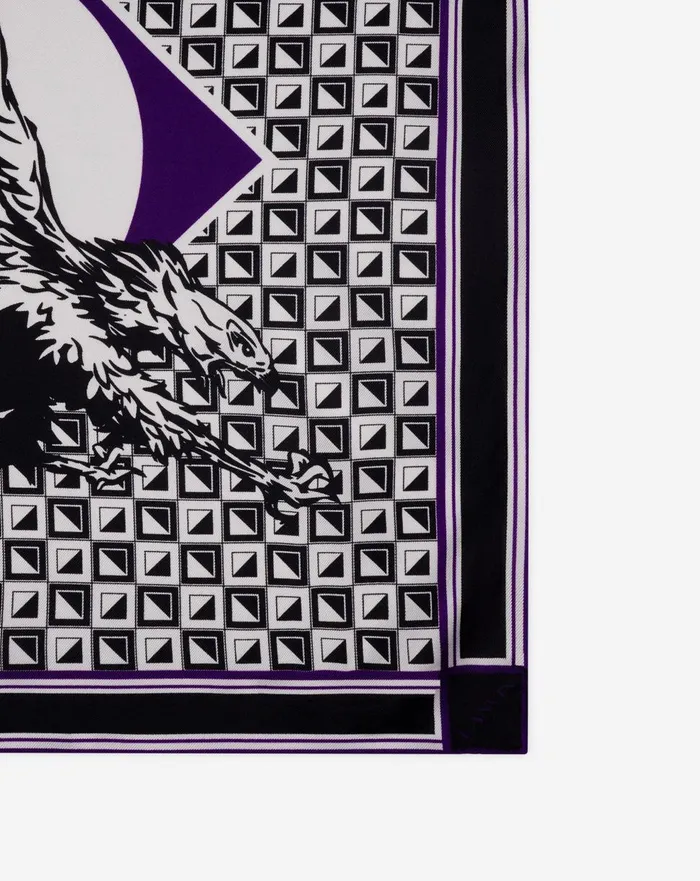 Lanvin X Future Scarf Eagle Print And Silk Triangles Blackpurple Reign Men Lanvin Hats Lanvin X Future Scarf Eagle Print And Silk Triangles Blackpurple Reign Men Lanvin Hats