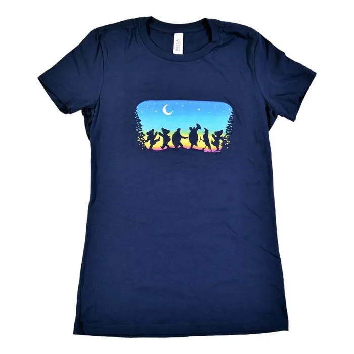 Liquid Blue Juniors Long Length Women GD Moondance Navy Juniors Long Length TShirt Liquid Blue Juniors Long Length Women GD Moondance Navy Juniors Long Length TShirt