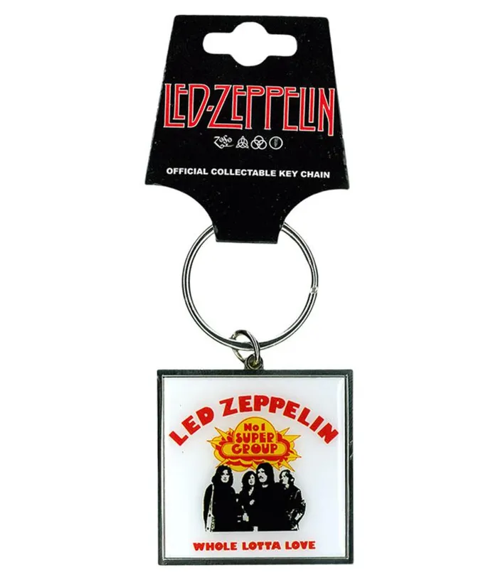 Liquid Blue Keychains Accessories Led Zep Whole Lotta Love Keychain