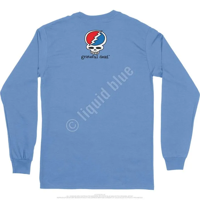 Liquid Blue Long Sleeve Men Steal Your Face Dead Is Better Long Sleeve TShirt Liquid Blue Long Sleeve Men Steal Your Face Dead Is Better Long Sleeve TShirt