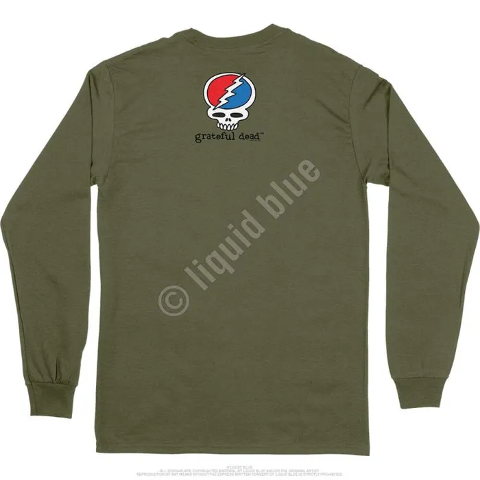 Liquid Blue Long Sleeve Men Steal Your Face Dead Is Better Long Sleeve TShirt Liquid Blue Long Sleeve Men Steal Your Face Dead Is Better Long Sleeve TShirt