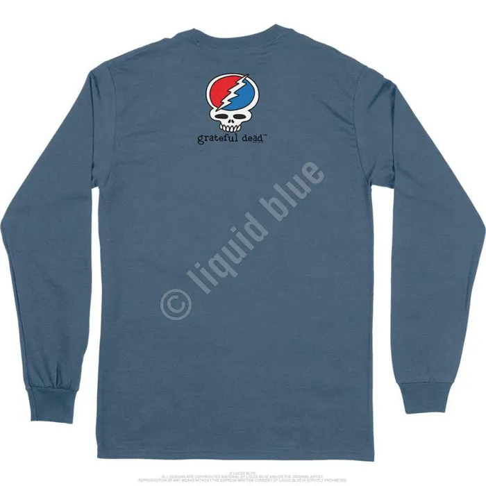 Liquid Blue Long Sleeve Men Steal Your Face Dead Is Better Long Sleeve TShirt Liquid Blue Long Sleeve Men Steal Your Face Dead Is Better Long Sleeve TShirt