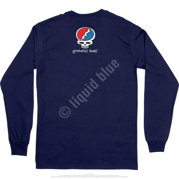 Liquid Blue Long Sleeve Men Steal Your Face Dead Is Better Long Sleeve TShirt Liquid Blue Long Sleeve Men Steal Your Face Dead Is Better Long Sleeve TShirt