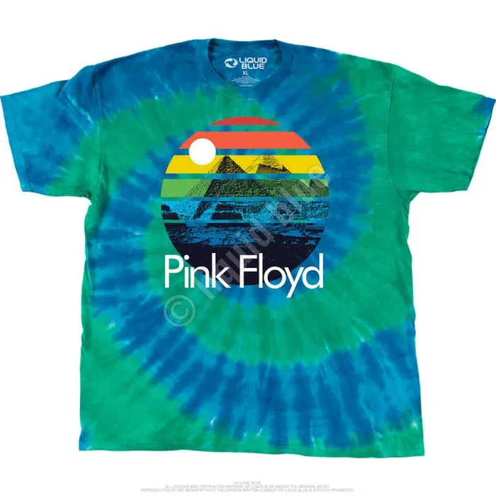 Liquid Blue TShirt Men Dark Side Sunset TShirt