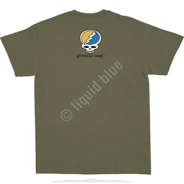 Liquid Blue TShirt Men Guitar Dead Is Better TShirt