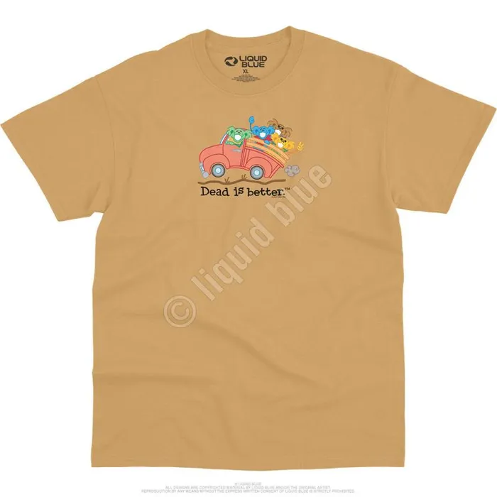 Liquid Blue TShirt Men Truck Dead Is Better TShirt