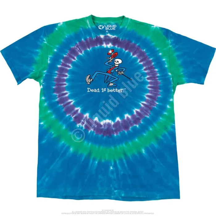 Liquid Blue TShirt Men Yankee Dead Is Better TShirt
