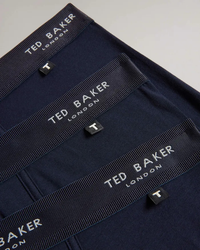 Men ADDAM 8211 Three Pack Of Cotton Trunks Navy Ted Baker Underwear Men ADDAM 8211 Three Pack Of Cotton Trunks Navy Ted Baker Underwear