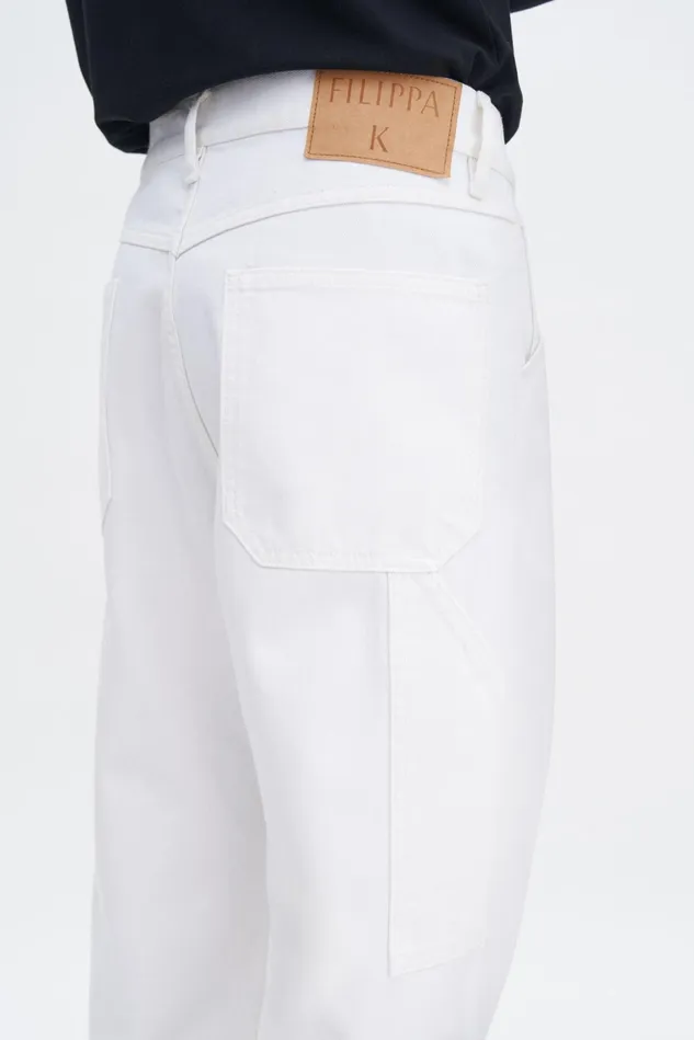Men Baggy Jeans Ecru Wash Filippa K Jeans