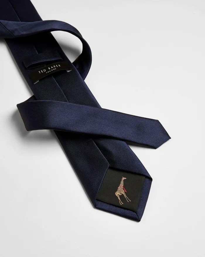 Men BLULA 8211 Twill Silk Tie Navy Ted Baker Suits Men BLULA 8211 Twill Silk Tie Navy Ted Baker Suits