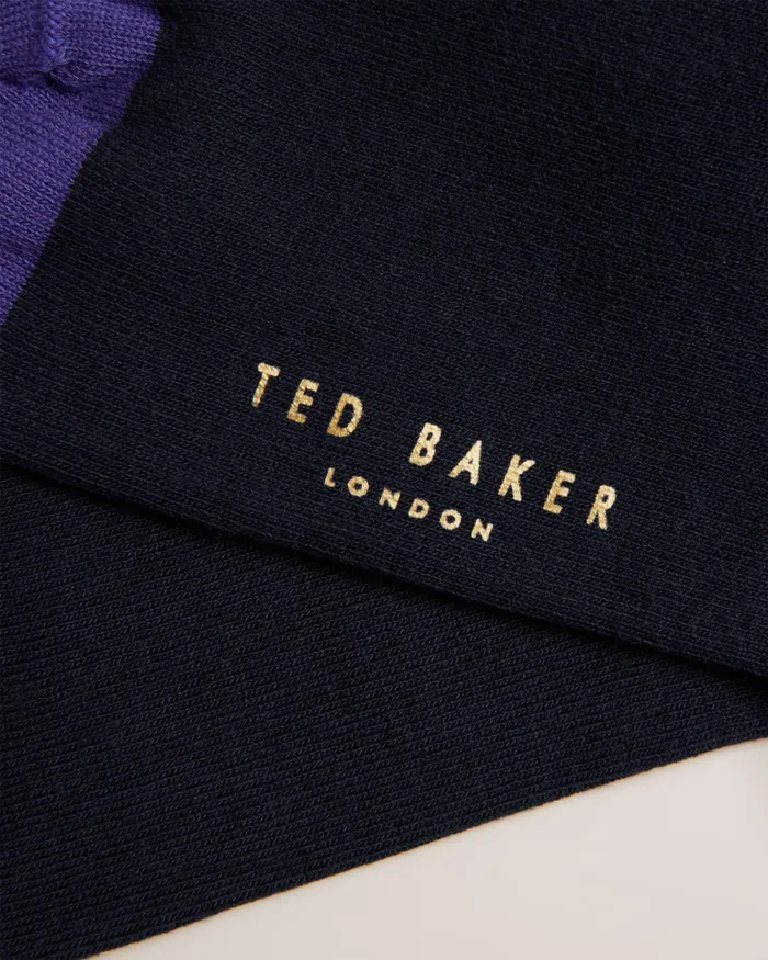 Men CLASIC 8211 Plain Socks Blue Ted Baker Socks