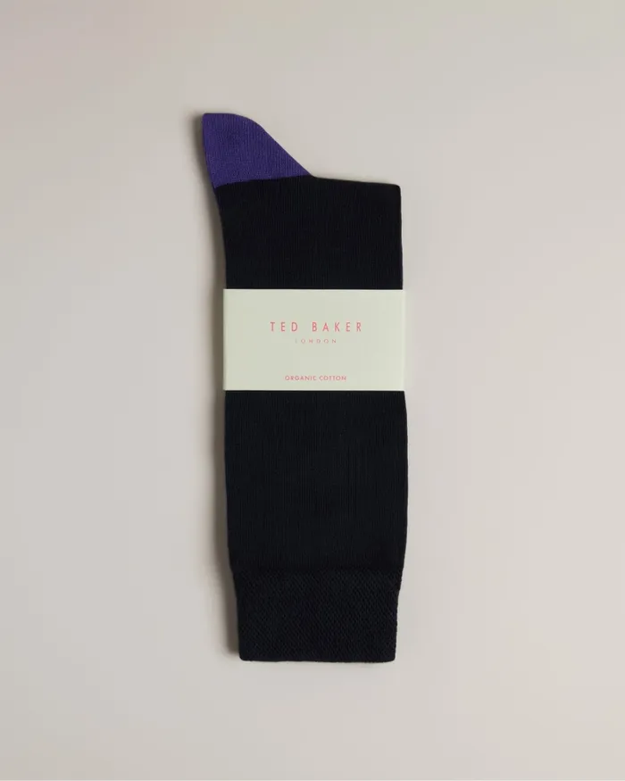 Men CLASIC 8211 Plain Socks Blue Ted Baker Socks