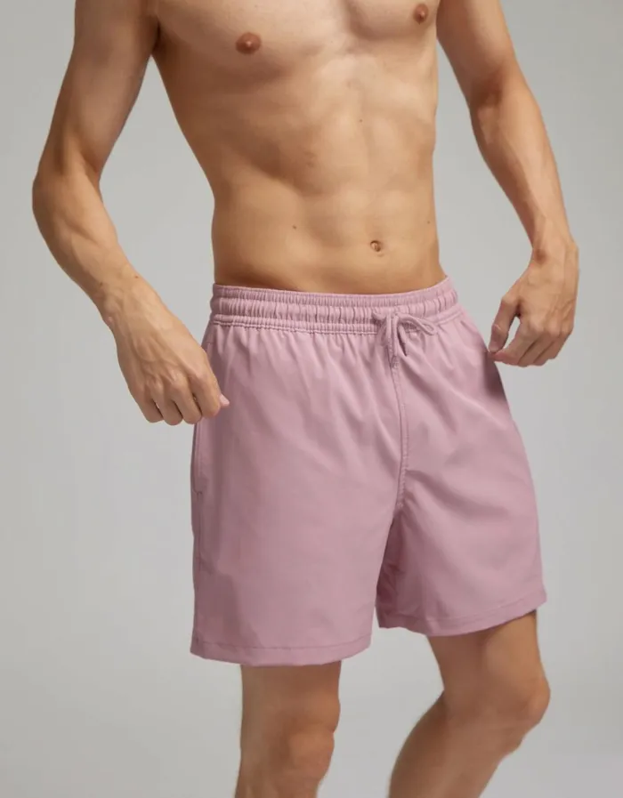 Men Classic Swim Shorts Dusty Olive Colorful Standard Shorts