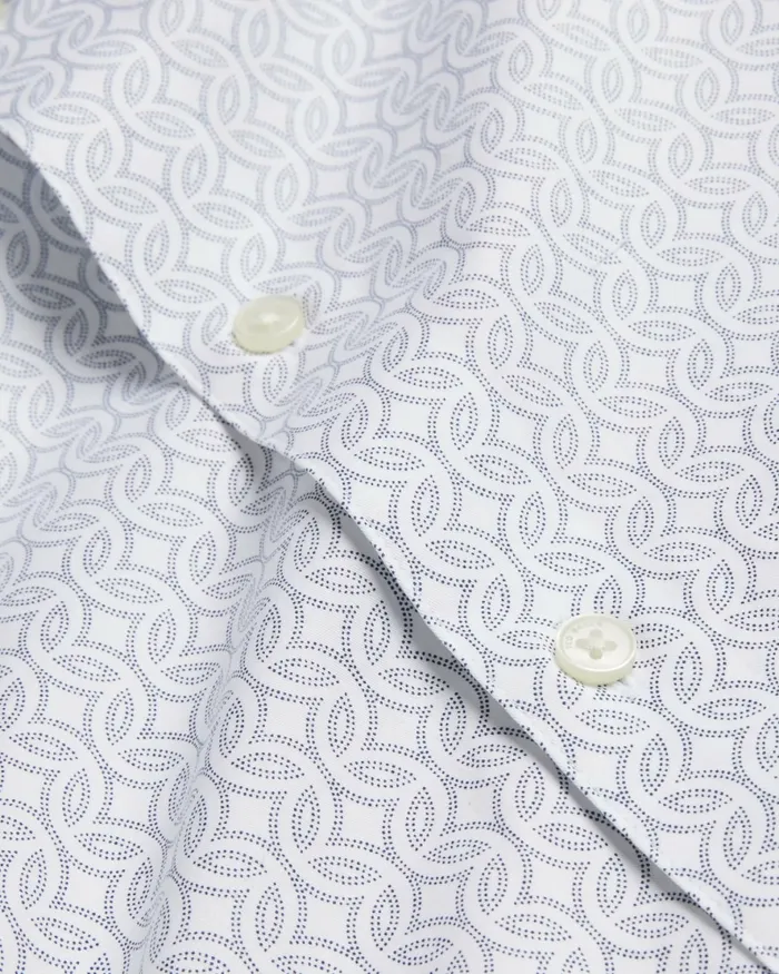 Men CRESSY 8211 Long Sleeve Circle Geo Print Shirt White Ted Baker Shirts Men CRESSY 8211 Long Sleeve Circle Geo Print Shirt White Ted Baker Shirts