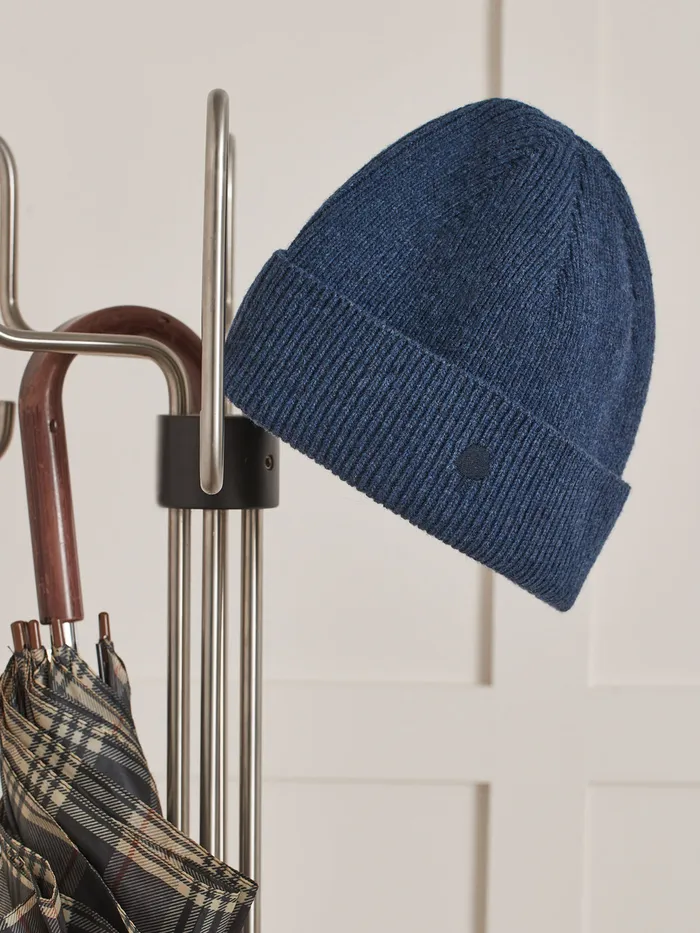 Men Cyrillus Accessories Adult Beanie 8211 The Faguo Collection Bleu Grise
