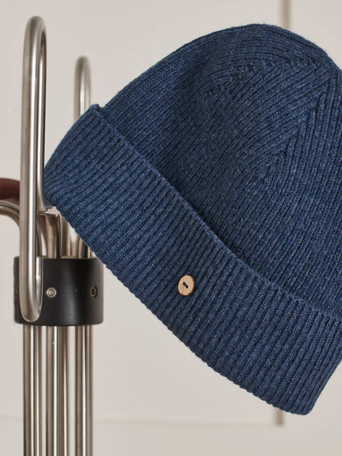 Men Cyrillus Accessories Adult Beanie 8211 The Faguo Collection Bleu Grise