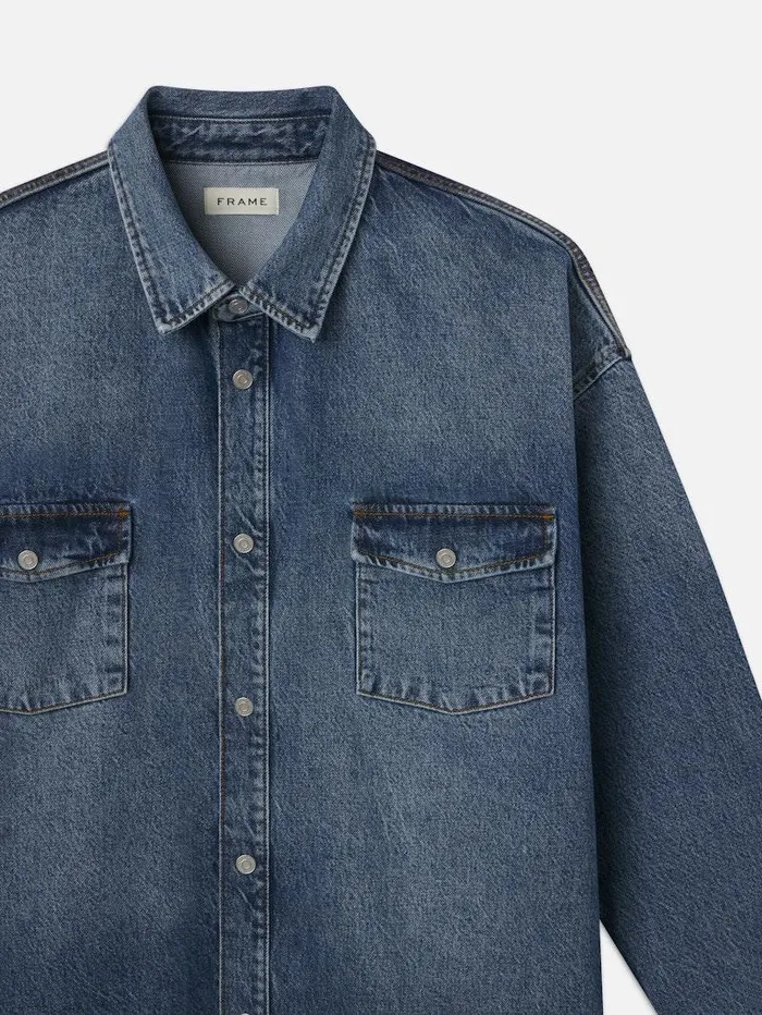 Men FRAME Denim Shirts Relaxed Denim Shirt