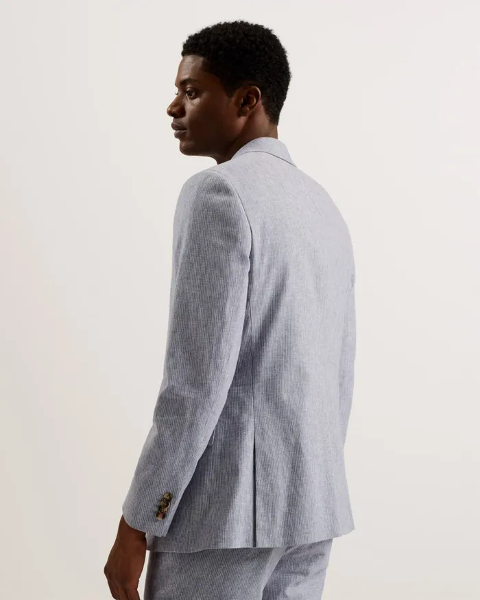 Men FRANKJ 8211 Slim Fit Pinstripe Cotton Blazer Light Grey Ted Baker Suits Men FRANKJ 8211 Slim Fit Pinstripe Cotton Blazer Light Grey Ted Baker Suits