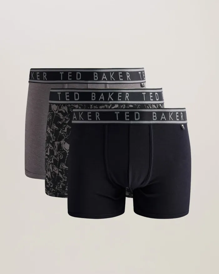 Men GEORGEN 8211 Three Pack Of Assorted Mono Trunks Assorted Ted Baker Underwear