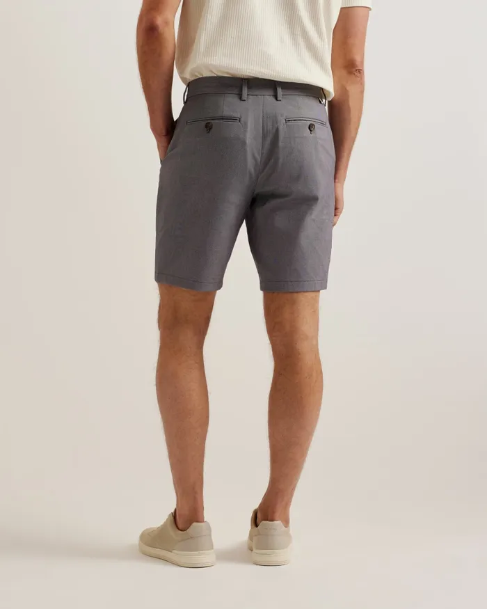 Men KATFORD 8211 Regular Fit Textured Tailored Shorts Blue Ted Baker Shorts Men KATFORD 8211 Regular Fit Textured Tailored Shorts Blue Ted Baker Shorts