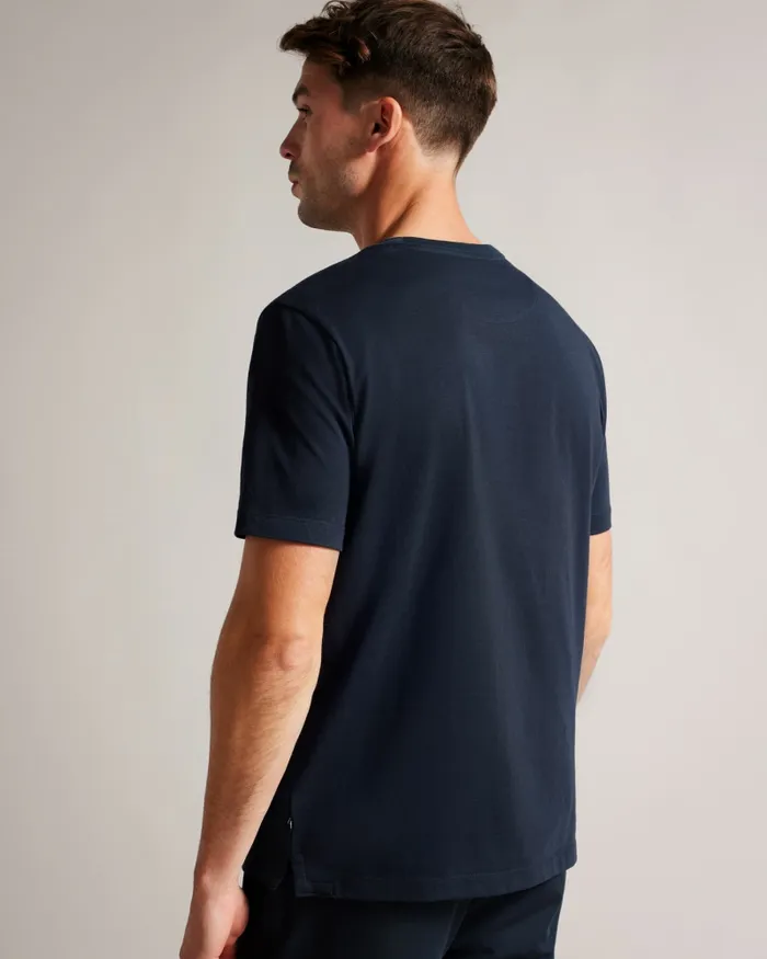 Men KENEDY 8211 Short Sleeve Regular Fit Branded TShirt Navy Ted Baker Tops Men KENEDY 8211 Short Sleeve Regular Fit Branded TShirt Navy Ted Baker Tops