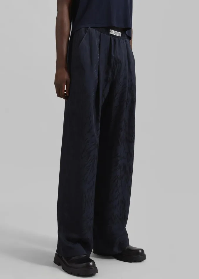 Men Louis Gabriel Nouchi Jogging Trousers 8211 Dark Night Fur The Frankie Shop Bottoms