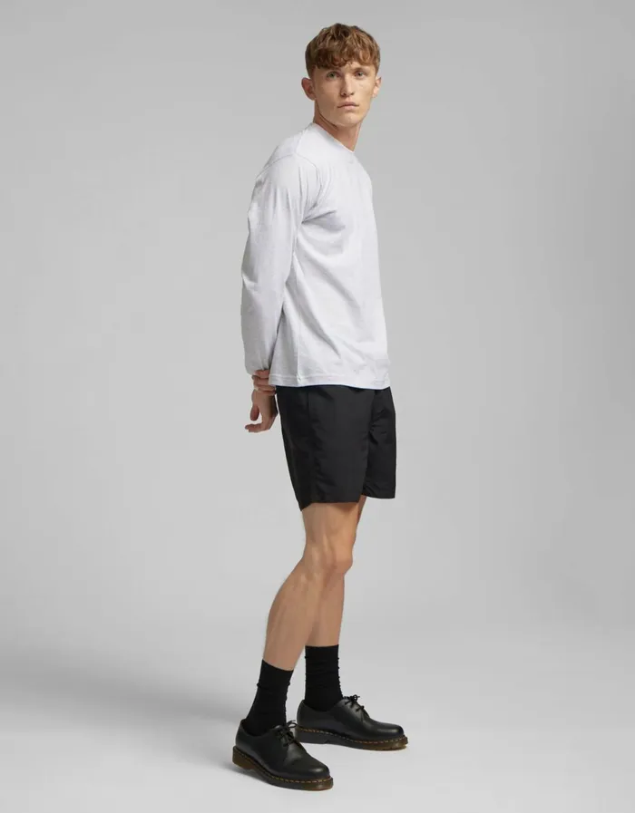 Men Oversized Organic LS TShirt Ivory White Colorful Standard TShirts
