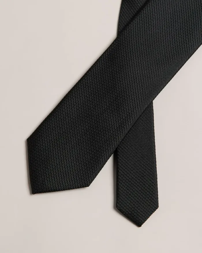 Men PHILLO 8211 Textured Tie Black Ted Baker Ties and Bowties