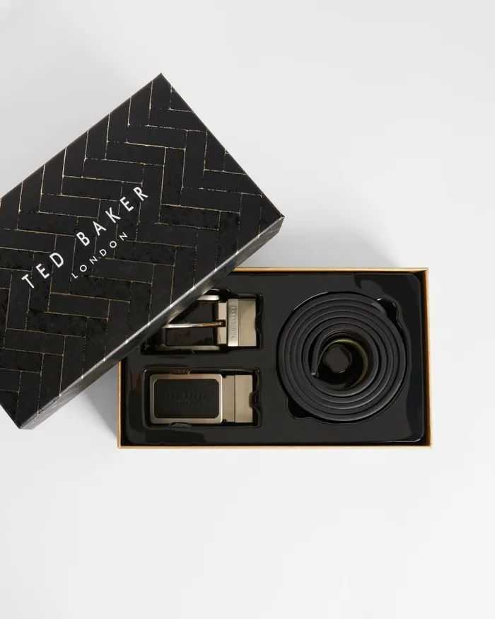 Men RATE 8211 Casual Belt In A Box Black Ted Baker Belts Men RATE 8211 Casual Belt In A Box Black Ted Baker Belts