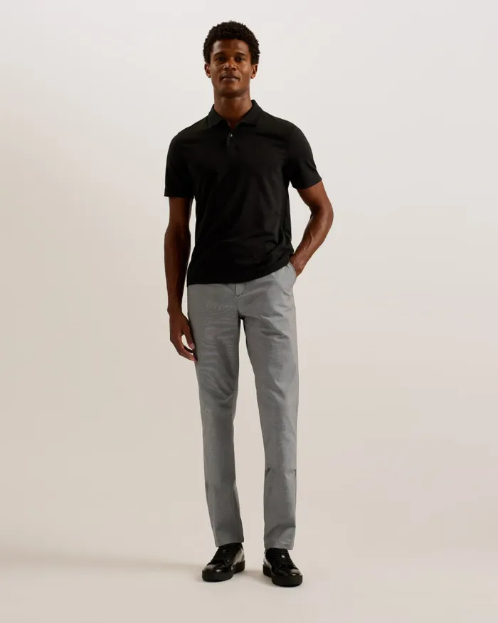 Men TURNEY 8211 Slim Fit Textured Cotton Chinos Navy Ted Baker Trousers and Chinos Men TURNEY 8211 Slim Fit Textured Cotton Chinos Navy Ted Baker Trousers and Chinos