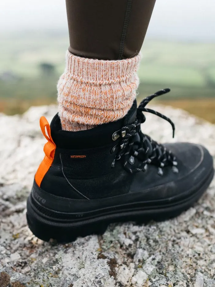 MenWomen Kelson Sock Dark Flame Marl Finisterre Socks