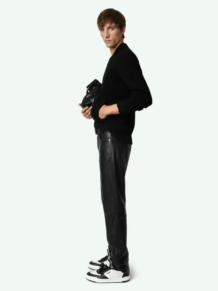 Men Zadig and Voltaire Sweaters and Cardigans Cashton Wool Cardigan Noir Men Zadig and Voltaire Sweaters and Cardigans Cashton Wool Cardigan Noir