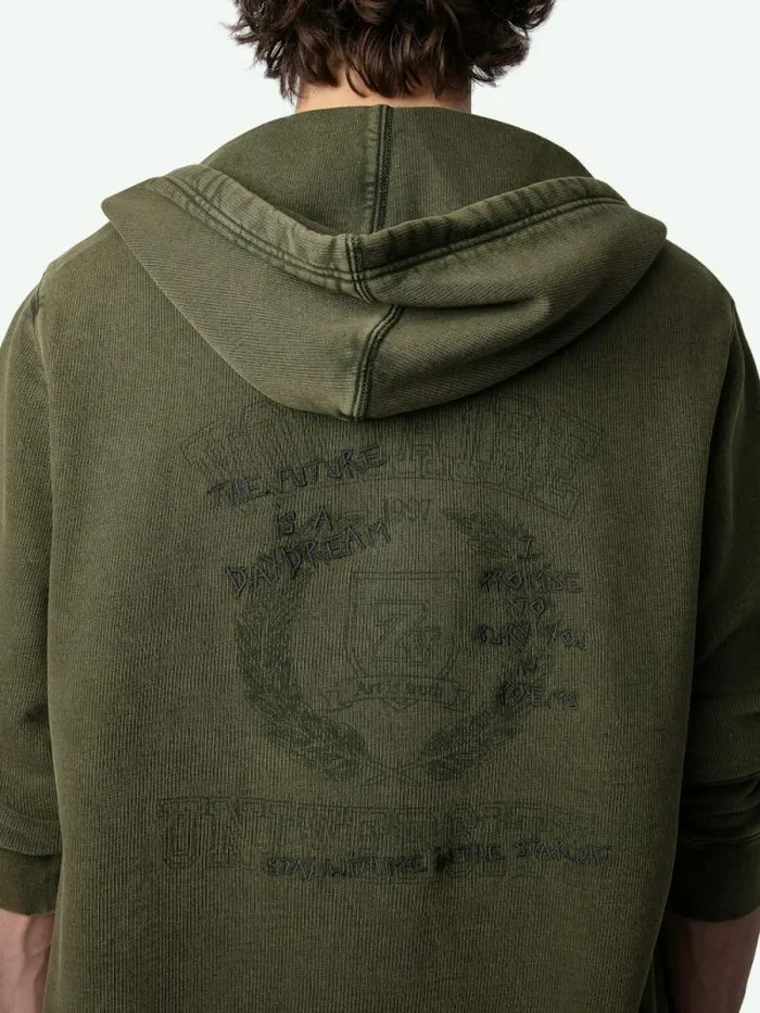 Men Zadig and Voltaire Sweatshirts and Hoodies Sonny Insignia Sweatshirt Helmet Men Zadig and Voltaire Sweatshirts and Hoodies Sonny Insignia Sweatshirt Helmet