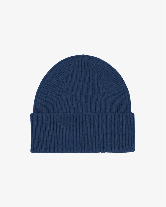 Merino Wool Beanie 8211 Marine Blue Women Beanies Colorfulstandard