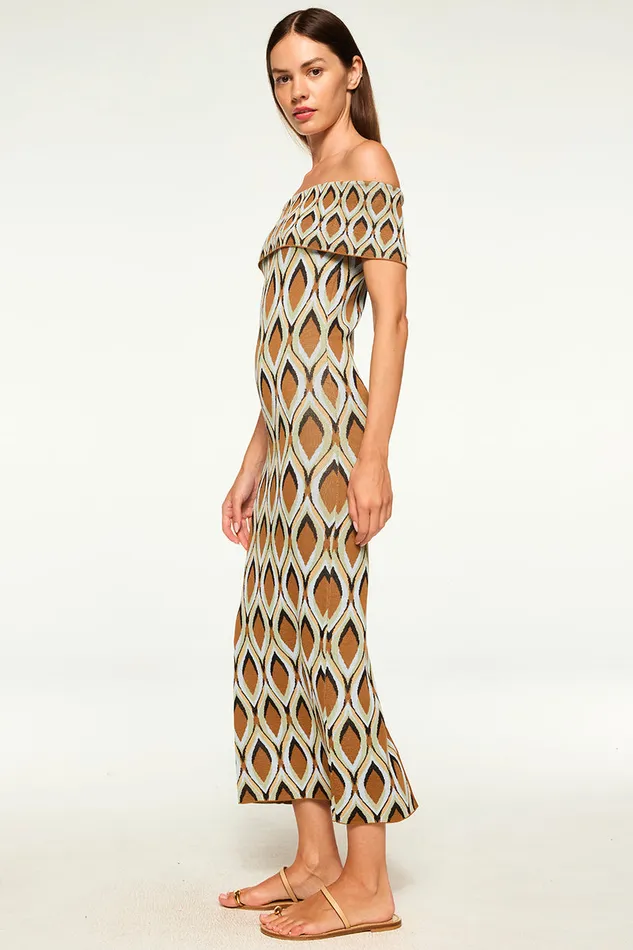 Misa Los Angeles Avi Dress Brown Women Dresses