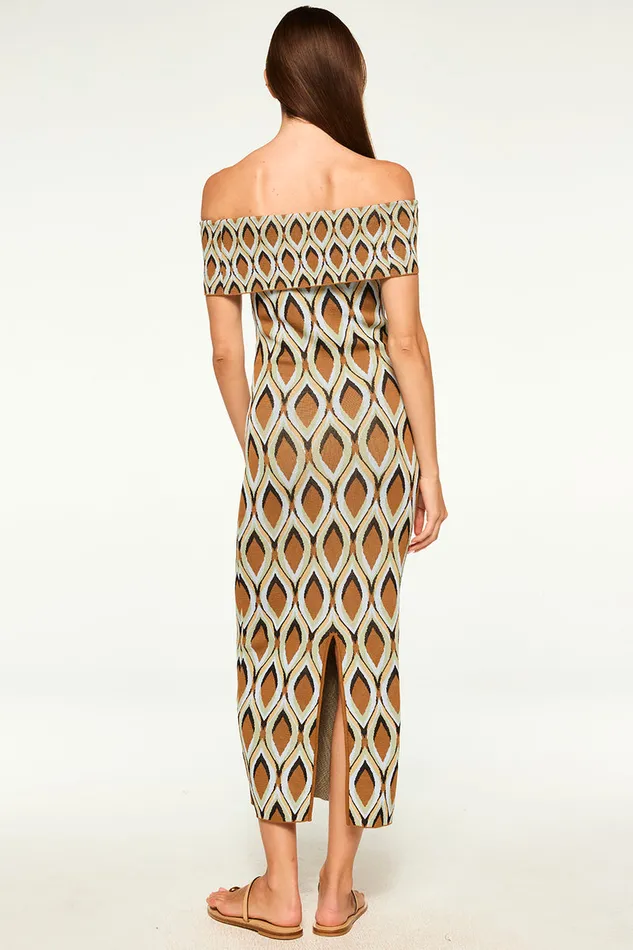 Misa Los Angeles Avi Dress Brown Women Dresses
