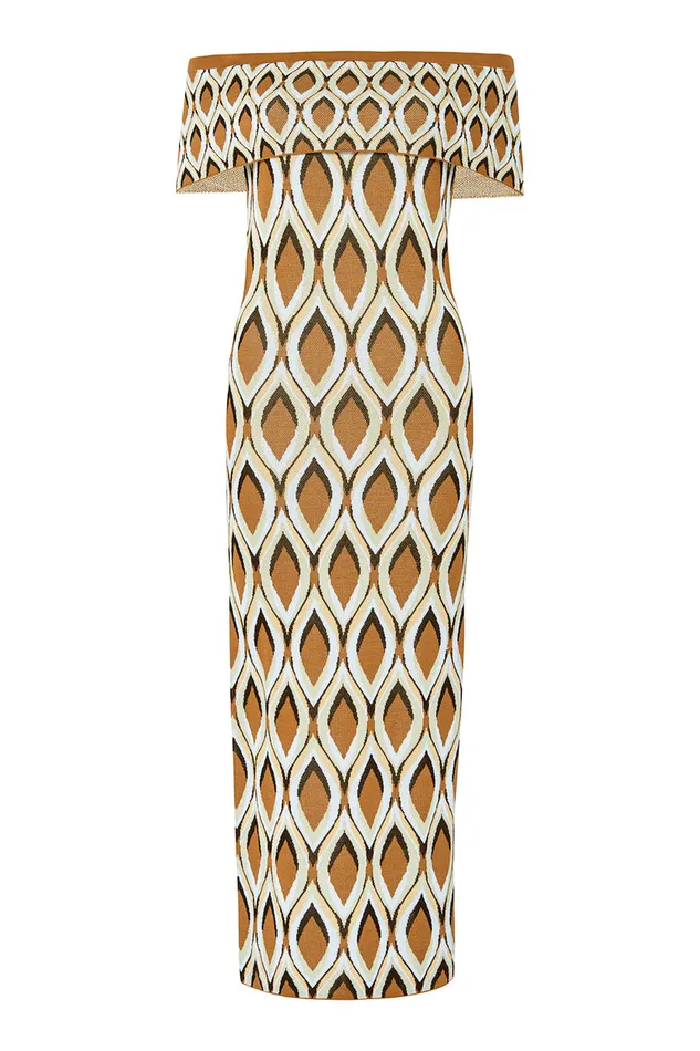 Misa Los Angeles Avi Dress Brown Women Dresses