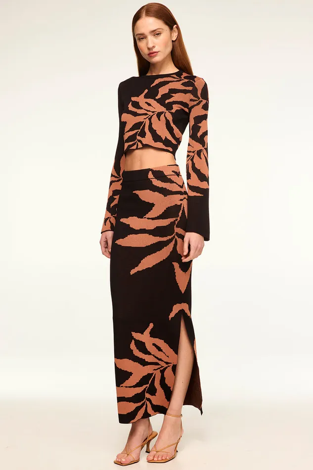 Misa Los Angeles Fira Skirt Fernal Glow Women Matching Sets