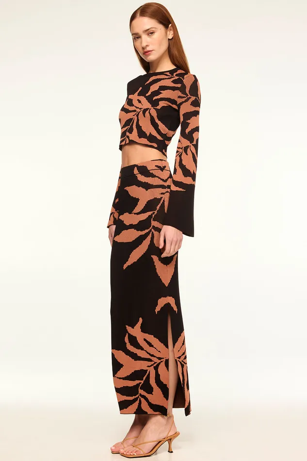 Misa Los Angeles Fira Skirt Fernal Glow Women Matching Sets