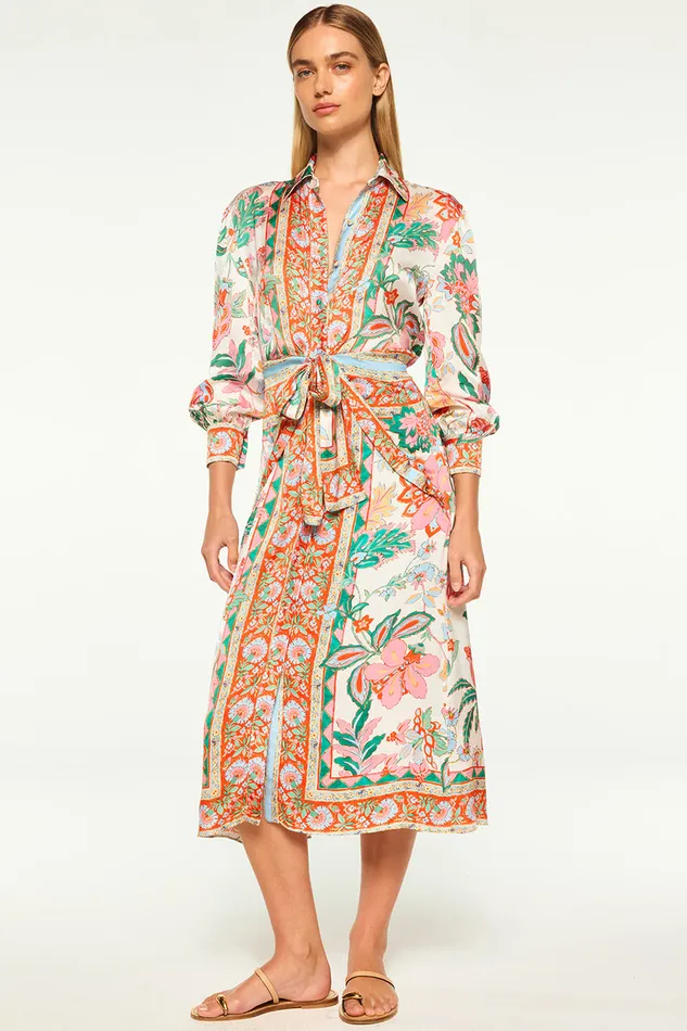 Misa Los Angeles Kasbah Dress Casablanca Border Mix Women Dresses