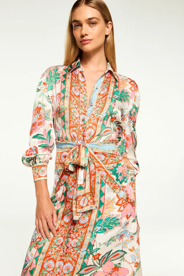 Misa Los Angeles Kasbah Dress Casablanca Border Mix Women Dresses