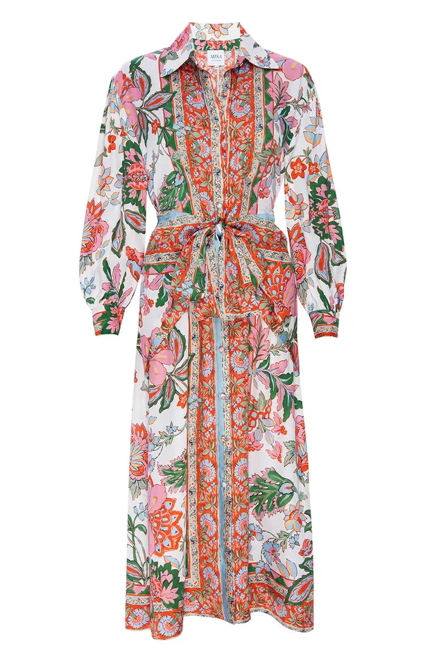 Misa Los Angeles Kasbah Dress Casablanca Border Mix Women Dresses