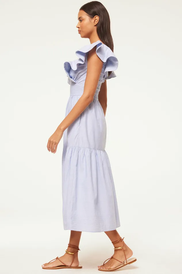 Misa Los Angeles Leonora Dress Cotton Trapunto Women Dresses