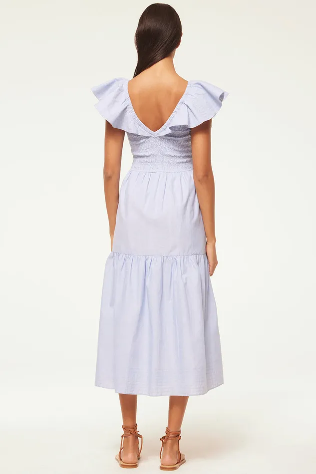 Misa Los Angeles Leonora Dress Cotton Trapunto Women Dresses