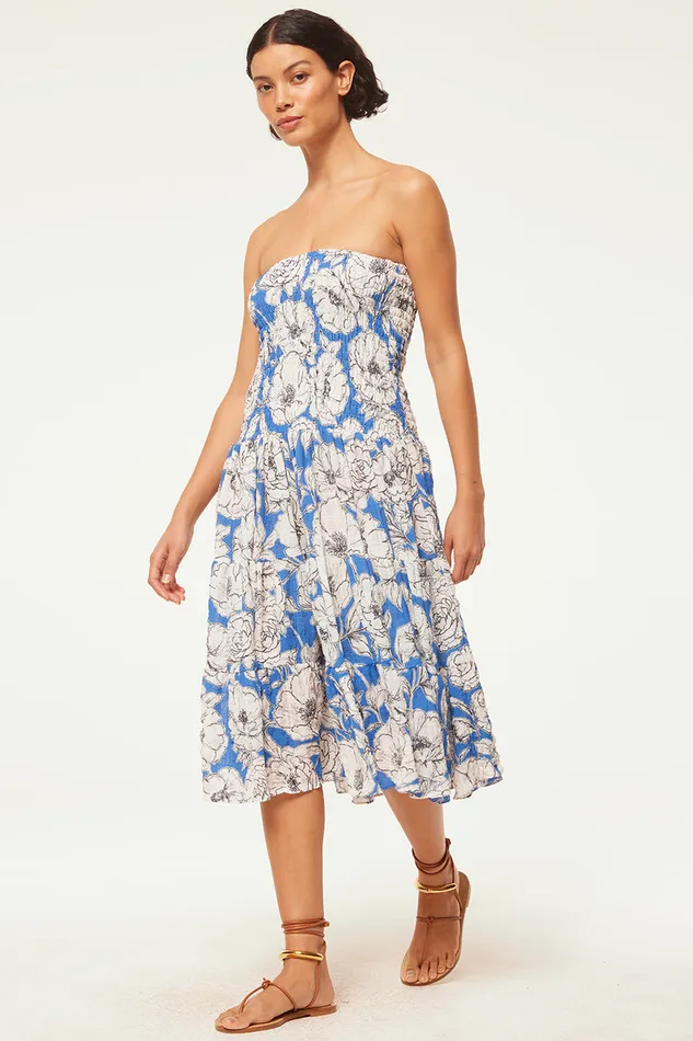 Misa Los Angeles Lola Convertible Gardenia Crinkle Women Skirts and Shorts