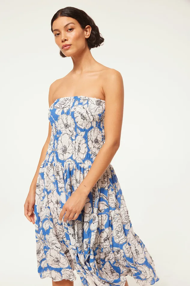 Misa Los Angeles Lola Convertible Gardenia Crinkle Women Skirts and Shorts