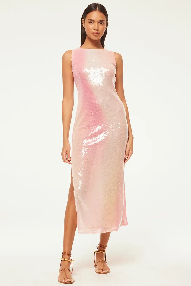 Misa Los Angeles Nakia Dress Sequin Ombre Women Dresses